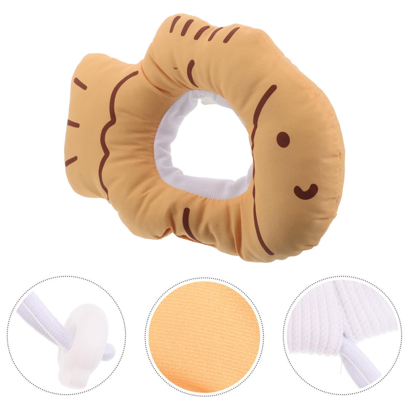 Kichvoe Soft Cat Protection Collar in Fish Shape with Adjustable Polyester Strap Comfortable for Cats and Kittens for Daily Recovery and Licking Protection