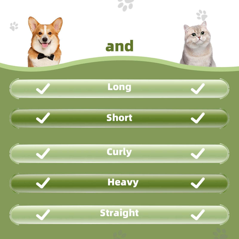 Self Cleaning Brush for Dog: Cat Slicker Brush - Pet Shedding Brushes for Long and Short Hair - Remove Loose Undercoat
