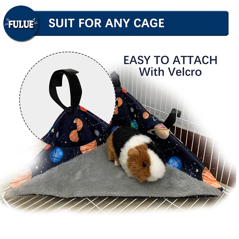 Guinea Pig Corner Hideout Hammock and Bed,Ferret Corner Hammock and Bed Cave Cozy for Guinea Pig Ferret Chinchilla Rats for Playpen C&C Cage Midwes Cage Black - PawsPlanet Australia