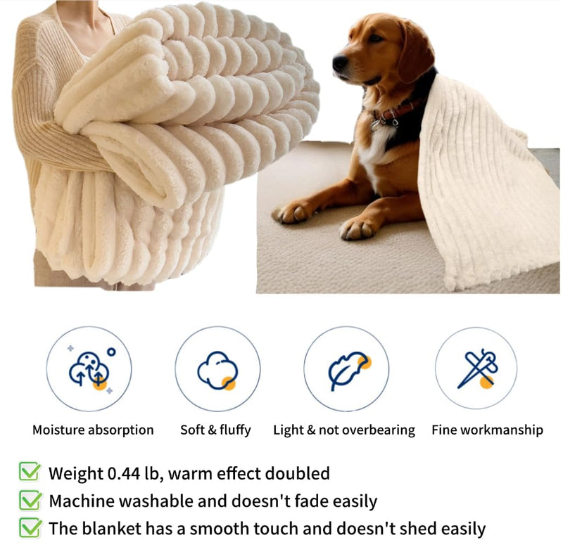 6 Pcs Surgery Recovery Kit for Dogs Cats –Adjustable Dog Cone & Fluffy Dog Blanket(27''x39'') – Get Well Soon – Cleaning Wipes,Calming Toy, Bandages & Mesh Bag – Sympathy Gift for Pet (yellow-S) yellow-S