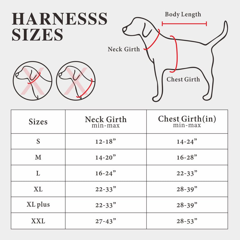 PoyPet 2019 Upgraded No Pull Dog Harness with 4 Snap Buckles, Reflective with Front & Back 2 Leash Hooks and an Easy Control Handle [NO Need Go Over Dog’s Head] Medium Black