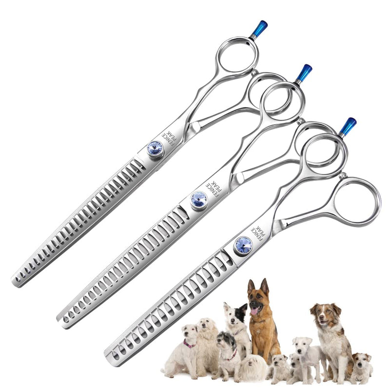 Fenice Professional 7/7.5/8 Pet Grooming Scissors Thinning Cutting Shears for Dog s/Cats Thinning Rate:70-80%(8.0 inch) 8.0'' - PawsPlanet Australia