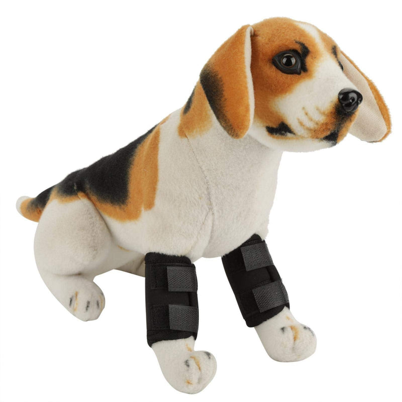 Dog Front Leg Braces, Stabilize Dog Front Leg Wrist Carpal Dog Canine Front Leg Brace Dog Front Leg Compression Braces Dog Leg Brace for Dogs with Injuries(Black, S, 12) black, S, 12 - PawsPlanet Australia