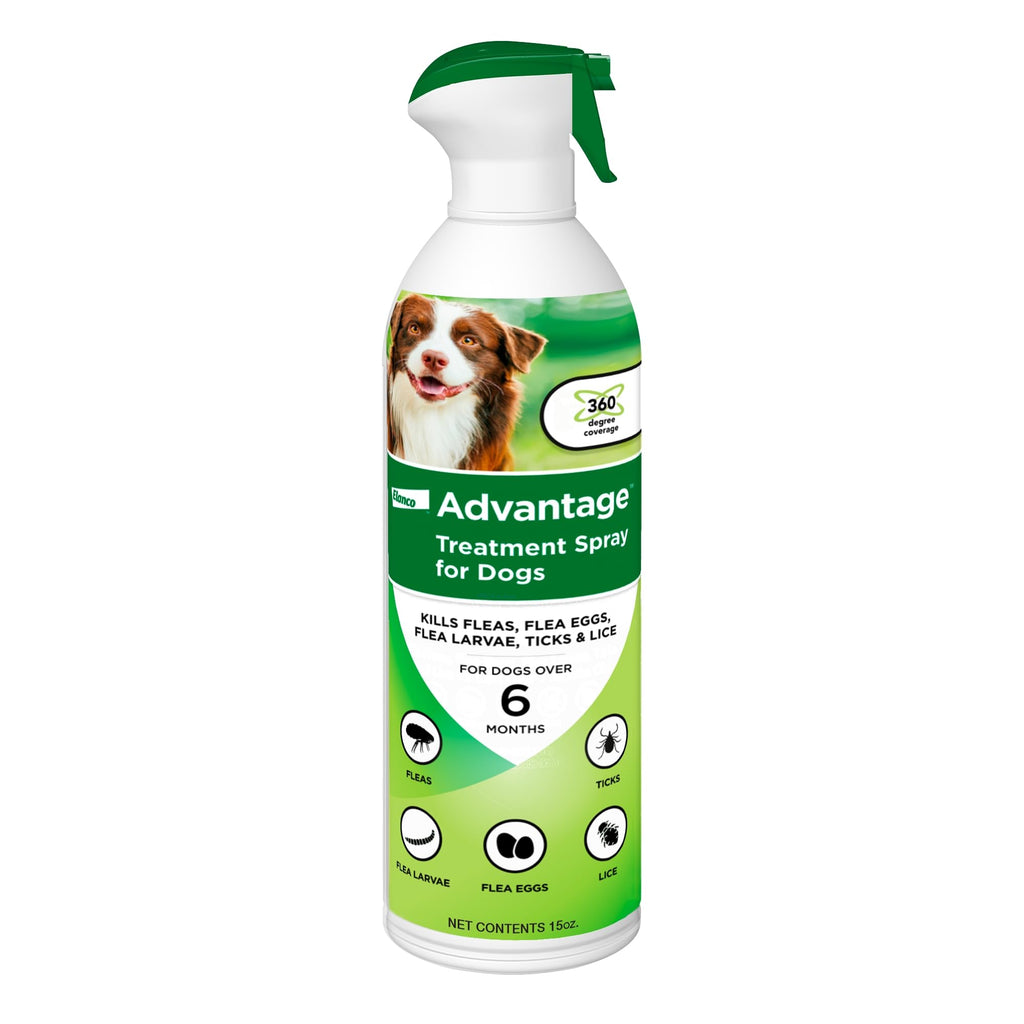 Advantage Dog Flea Treatment Spray | Kills Fleas & Ticks | Dog Flea Spray | 15 oz.