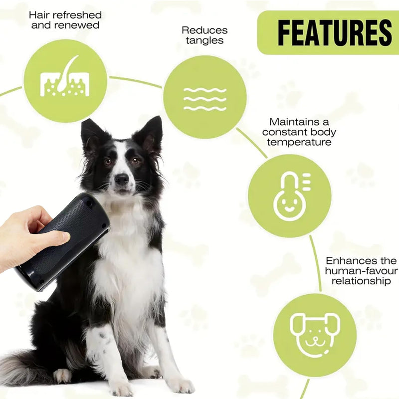 Dog Brush for Shedding, Pet Hair Removal Tool, Deshedding Dog Brush, Pet Hair Remover Comb for Shedding, Easy Clean, Effective for Short and Long Hair, Pet Grooming Brush for Dog, Cat, Horse - PawsPlanet Australia