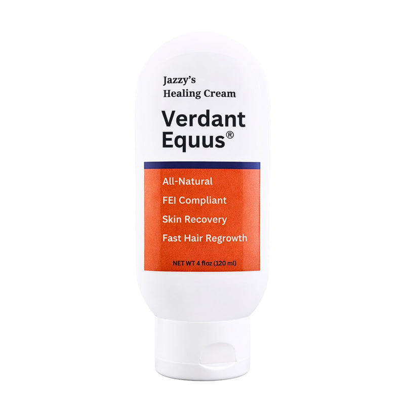 Jazzy’s Cream for Horses | Rain Rot Recovery Support | Equine Skin Cream for Scratches, Wounds & Irritated Skin 4 oz