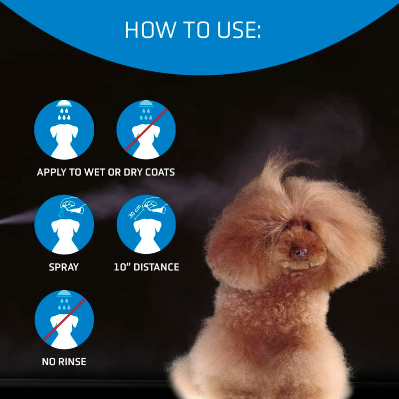 Artero Matt-X. Ultra Dematting and Finishing Spray for Dogs and Cats. A powerful dematting, conditioning spray.