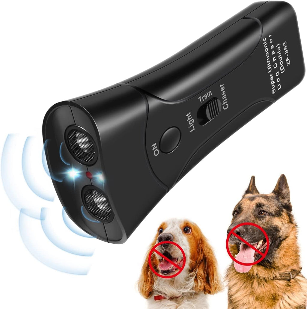 BarxBuddy Anti Bark Dog Training Antibarking Device Ultrasonic to Stop Dog Barking with Dual LED Light and Strap, Safe for Pets Indoors and Outdoors