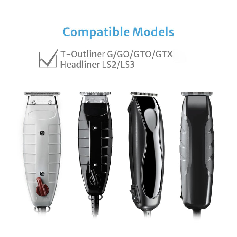2 Pack T-Blades Compatible with Andis T-Outliner G, GO, GTO, GTX, Headliner LS2, LS3 Replacement - PawsPlanet Australia