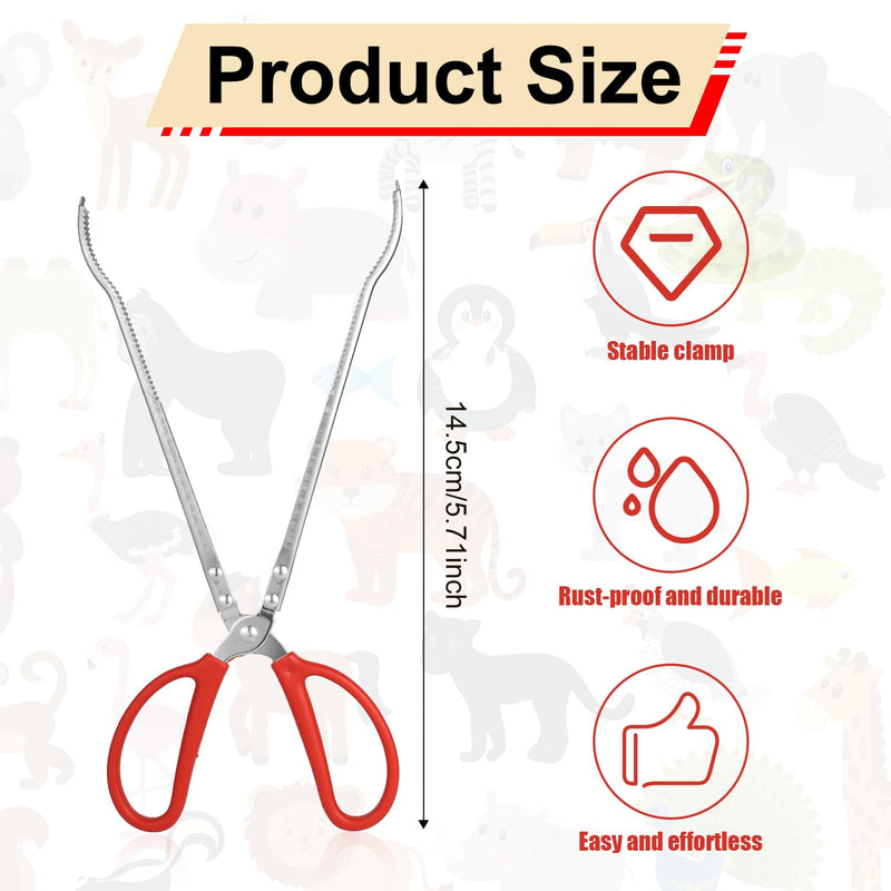 Reptile Feeding Tongs, 15 Inch Snake Feeding Tongs Anti-Skid Easy-Grip Extra Long Tweezers for Terrarium Corn Ball Python Accessories Axolotl Bearded Dragon Feeding Supplies - PawsPlanet Australia