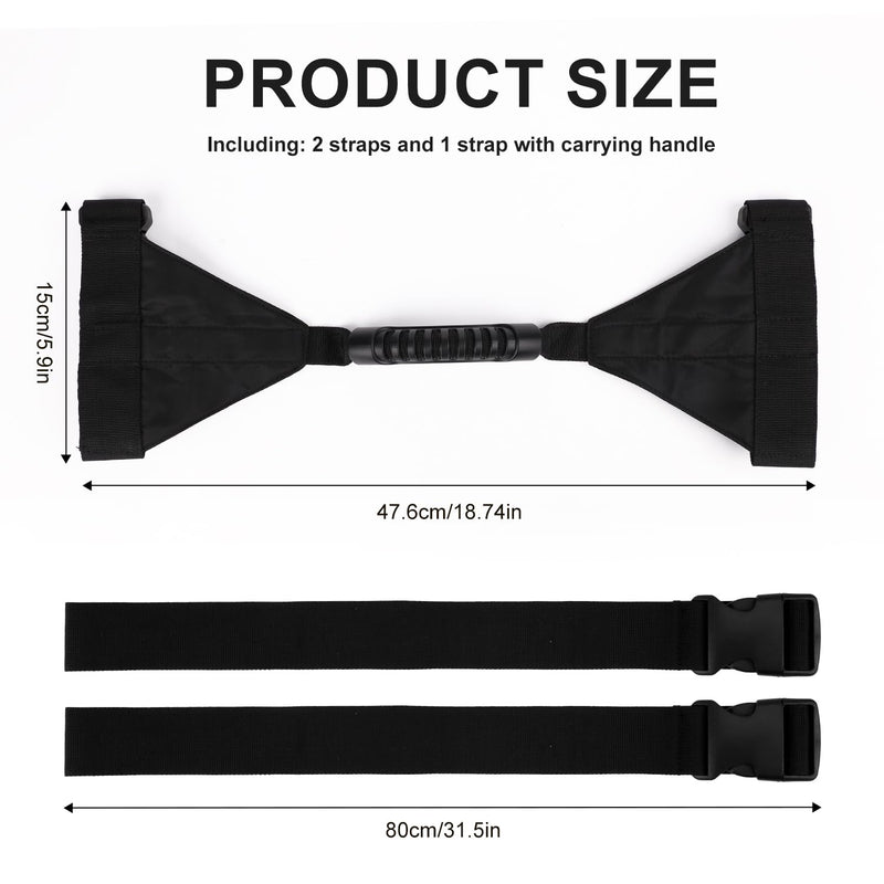 Dog Playpen Easy-Carry Straps, 1 Handle 2 Easy Wrap Straps Carry for FXW Transporting Dog Fence Fit 6-Panel 8-Panel 12-Panel 16-Panel Most of Heights Playpen Pet Kennel Portable for RV Camping - PawsPlanet Australia