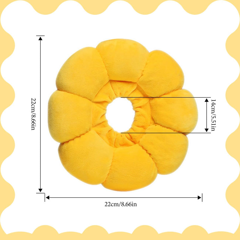 Cat Collar - Soft Protective Collar with Sunflower Design to Protect Against Licking & Scratching, Adjustable for Cats & Small Dogs