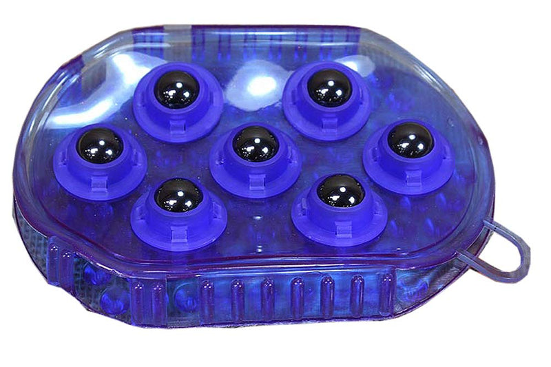 Tough 1 Rubber Jelly Massage Mitt Purple - PawsPlanet Australia