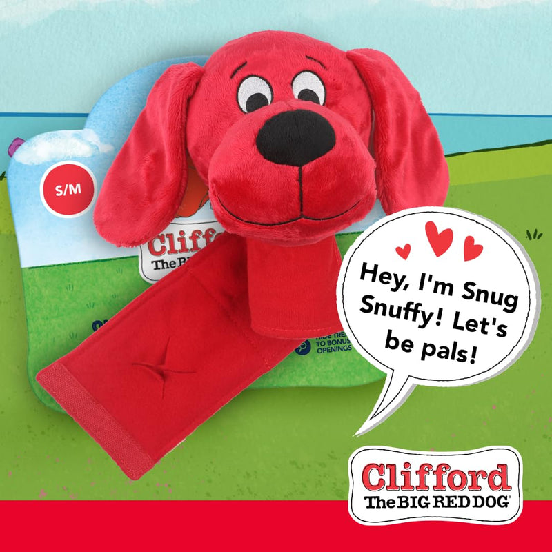 Clifford® Snug Snuffy Treat Mat Combo | Mini Treat Snuffle Mat for Dogs + 6" Plush Dog Toy | Hide 'n Seek, Cozy Comfort, Sensory Stimulation with Squeaker and Crinkles - PawsPlanet Australia