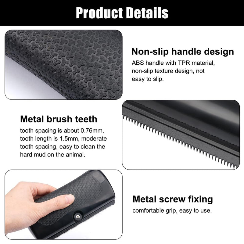 Deshedding Dog Brush Grooming Tool – Pet Hair Remover Comb for Shedding, Rhykin Brush for Short and Long Hair, Pet Groompro Deshedding Brush for Dogs,Cats,Rabbits, Horses Matted Loose Hair - PawsPlanet Australia