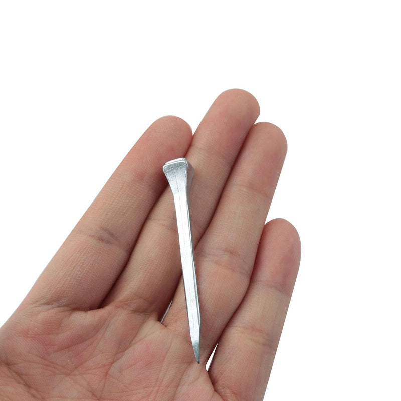 XGNG 100pcs Metal Horseshoe Nails Palm Nails Hoof Nails Harness Trim Nails
