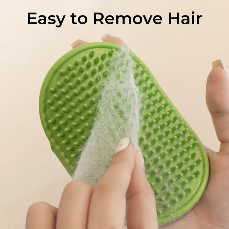 4 Pack Softer Self Groomer Wall Corner Massage Comb Scratcher Grooming Brush Tool Cleaning Tool Indoor for Long Short Fur Kitten Cats Dogs, Green - PawsPlanet Australia