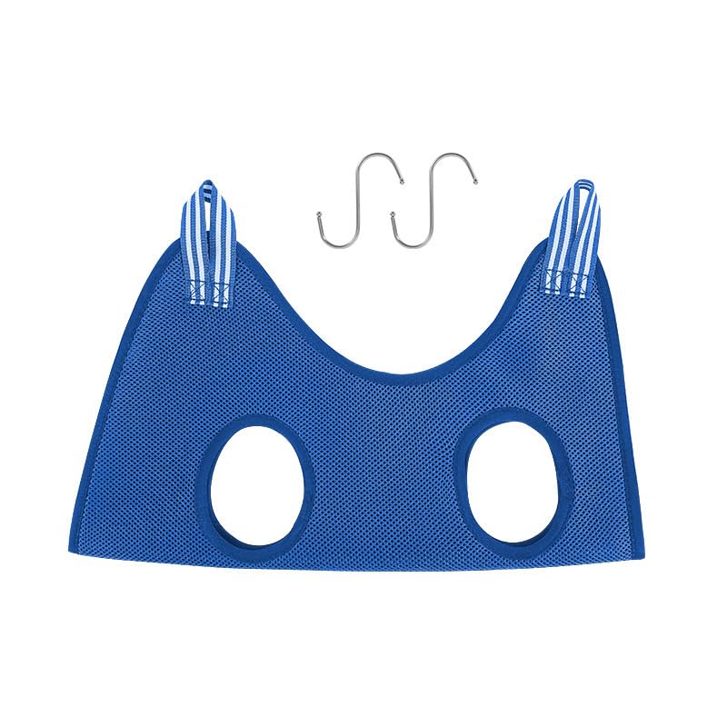 Pet Grooming Hammock Harness for Cats Dogs, Relaxation Pet Grooming Hammock Restraint Dog & Small Animal Dog Grooming Harness Bag (M（ Legs Spacing：4.7-12.6" / Max W：35-50LBS）, Blue) M（ Legs Spacing：4.7-12.6" / Max W：35-50LBS） - PawsPlanet Australia