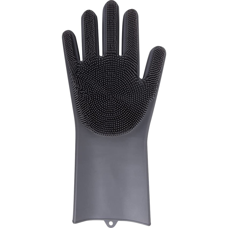 Classic Equine Grooming Wash Gloves, Grey - PawsPlanet Australia