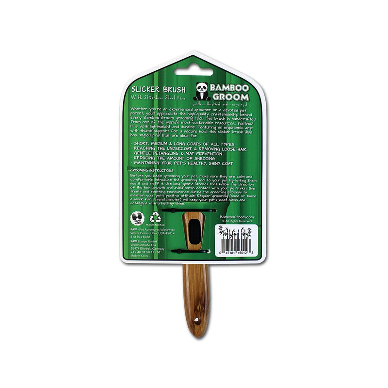 Slicker Brush with Stainless Steel Pins for Pets, Medium - PawsPlanet Australia