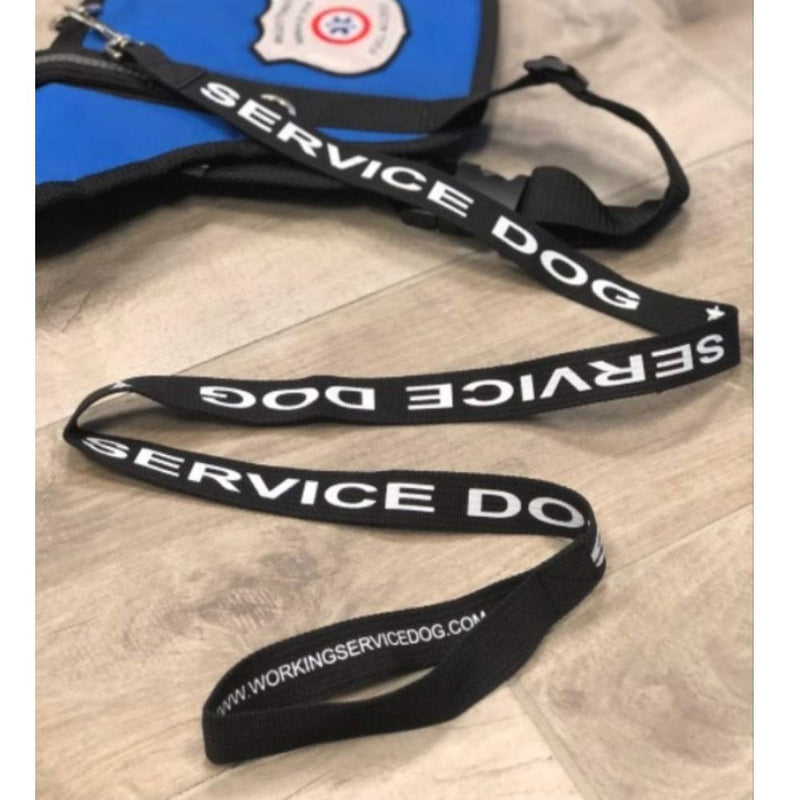 Service Dog Leash - Includes 5 Federal Law Handout Cards - Can Be Used with or Without a Service Dog Vest - PawsPlanet Australia