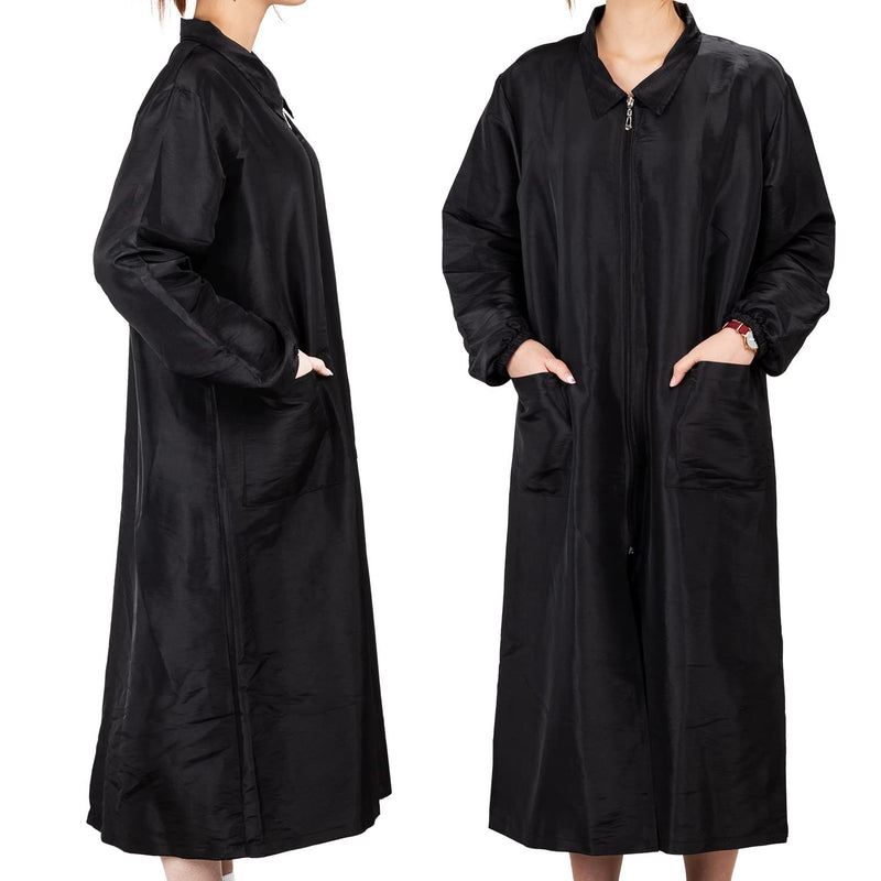 Noverlife Long Length Pet Grooming Workwear with Pockets, Lightweight Anti Static Hairdresser Smock Barber Jacket X-large Long Sleeves - PawsPlanet Australia