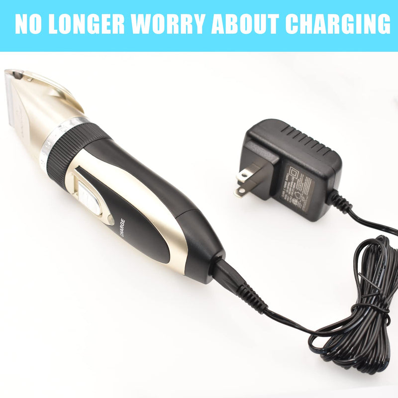 Charger Fits oneisall Low Noise Dog Clippers, Replacement Charger cord Compatible with SUPRENT Hair Clippers For-Oneisal.. - PawsPlanet Australia