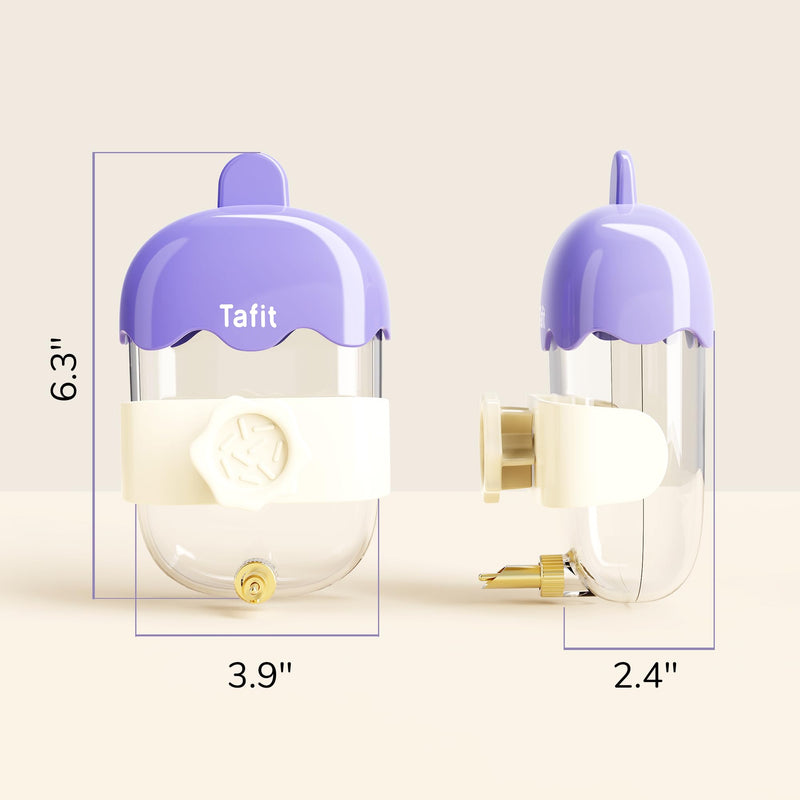 Leak-Proof & Chew-Proof Hanging Water Dispenser for Birds, Chinchillas, Guinea Pigs, Ferrets, Rats, Rabbits, Bunnies, Parrots, and Other Small Animals - Beige, 12oz - PawsPlanet Australia