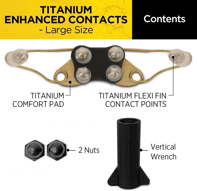 Dog Training Collar Receiver Comfort Pad, Titanium Improves Contact, Winged Soft Comfort - PawsPlanet Australia