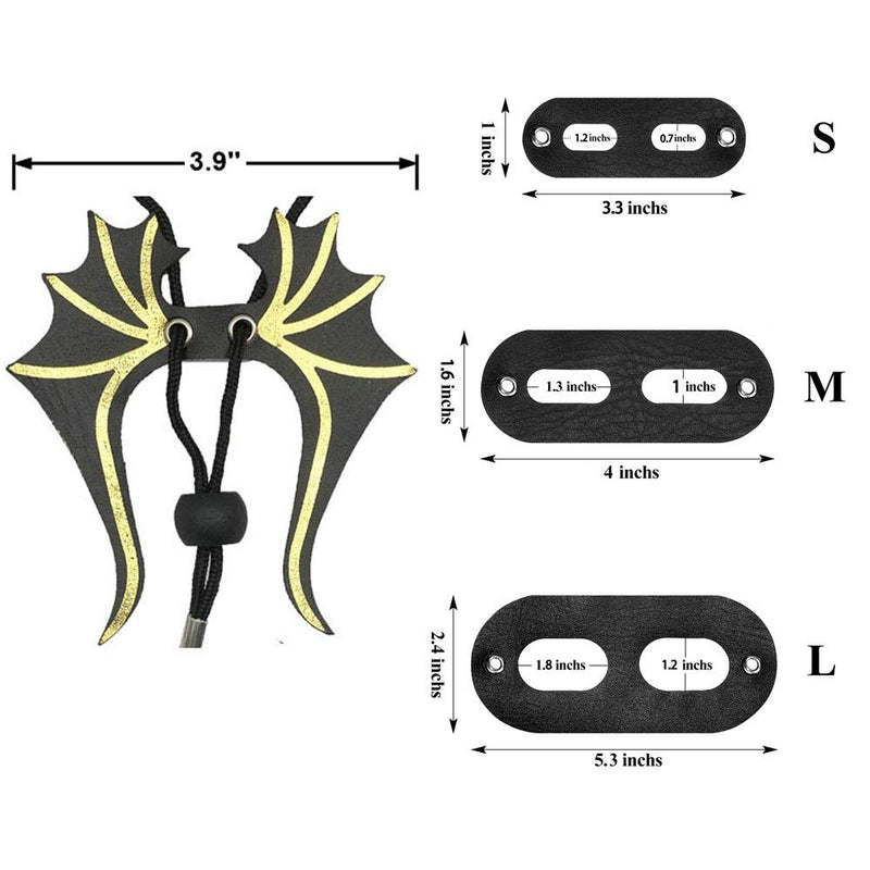 ADOGGYGO Bearded Dragon Lizard Leash Harness - 3 Size Pack Dinosaur Wing Lizard Harness Leash for Bearded Dragon Lizard Reptiles - PawsPlanet Australia