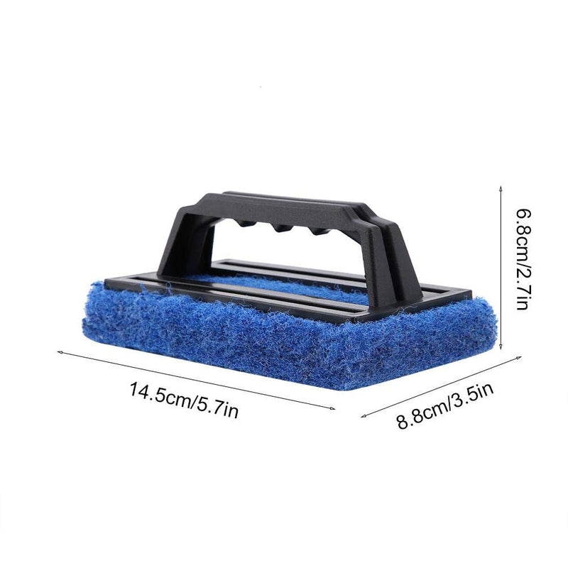 Yosoo Aquarium Fish Tank Cleaning Brush, Glass Algae Scraper Cleaner, Aquarium Cleaning Tool, Hand-held Plastic Bathroom Tile Surfaces Household Kitchen - PawsPlanet Australia