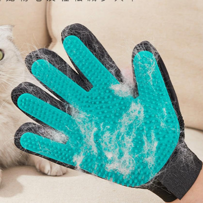 Pet Hair Removal Glove-Cats Dogs Grooming Gloves Reusable Pet Hair Remover Tool for Clothing,Couch, Furniture, Car Seat,Carpet, Upgrade Efficient Cat Hair Remover Gloves-3 PCS - PawsPlanet Australia