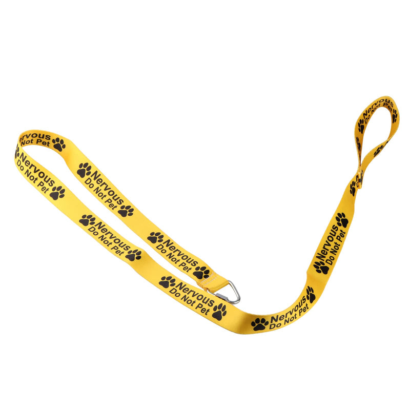 Funny Dog Leash Nervous Do Not Pet Dog Leash Walking Training Dog Leashes Dog Owner Pet Lover Gift (Nervous Do Not Pet-YE) Nervous Do Not Pet-YE - PawsPlanet Australia