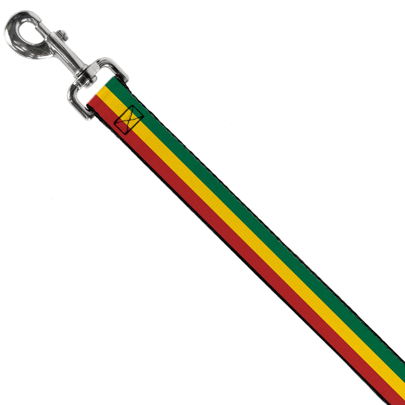 Buckle-Down Pet Leash - Rasta - 6 Feet Long - 1.5" Wide - PawsPlanet Australia