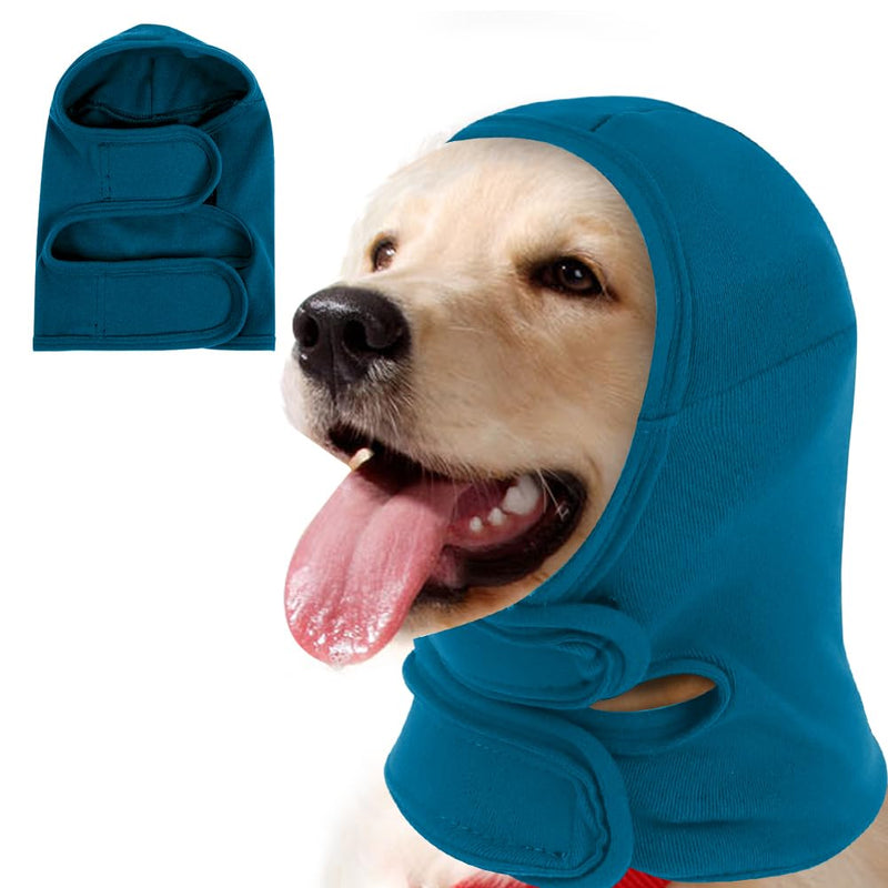 Dog Earmuffs, Ear Muffs for Dogs, Noise Protection, Hearing Protection, Dog Earmuffs, Noise Protection, Ear Protection, Dogs After Surgical Hoody (Blue, L)