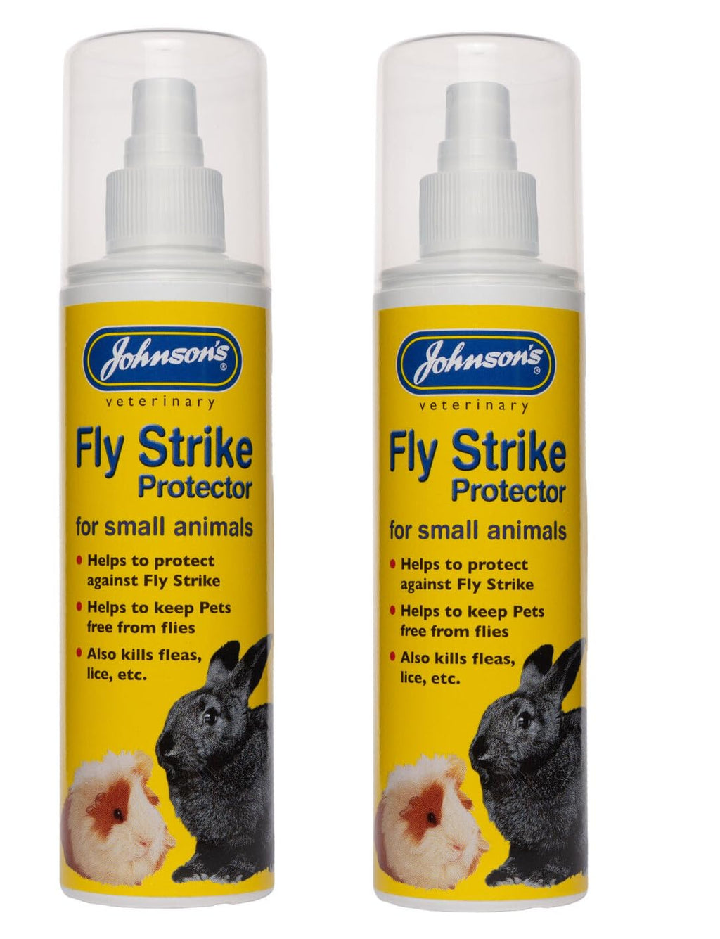 2 PACK JOHNSONS VETERINARY SMALL ANIMAL RABBIT FLY STRIKE PROTECTOR 150ML - PawsPlanet Australia