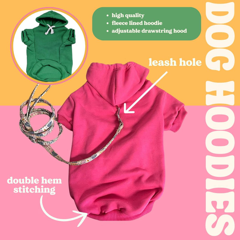 Emotional Support Animal (ESA) Dog Hoodie | Fleece Lined |Leash Hole| Anxiety Relief | Service | Therapy Dog | Training|Grey, Medium 387 Grey - Hoodie Medium (6-12lbs) - PawsPlanet Australia