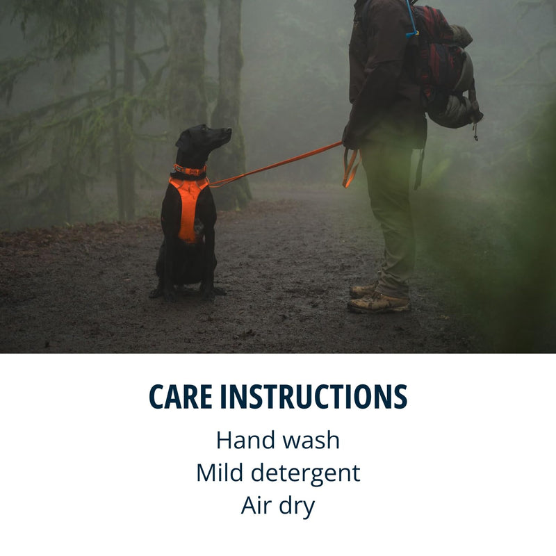 RUFFWEAR Front Range Dog Lead, No Pull 1.5m Pet Leash with Padded Handle, Lightweight Adjustable & Heavy Duty Animal Lead, Anti Tangle Dog Walking & Training, Blaze Orange 1.5 m