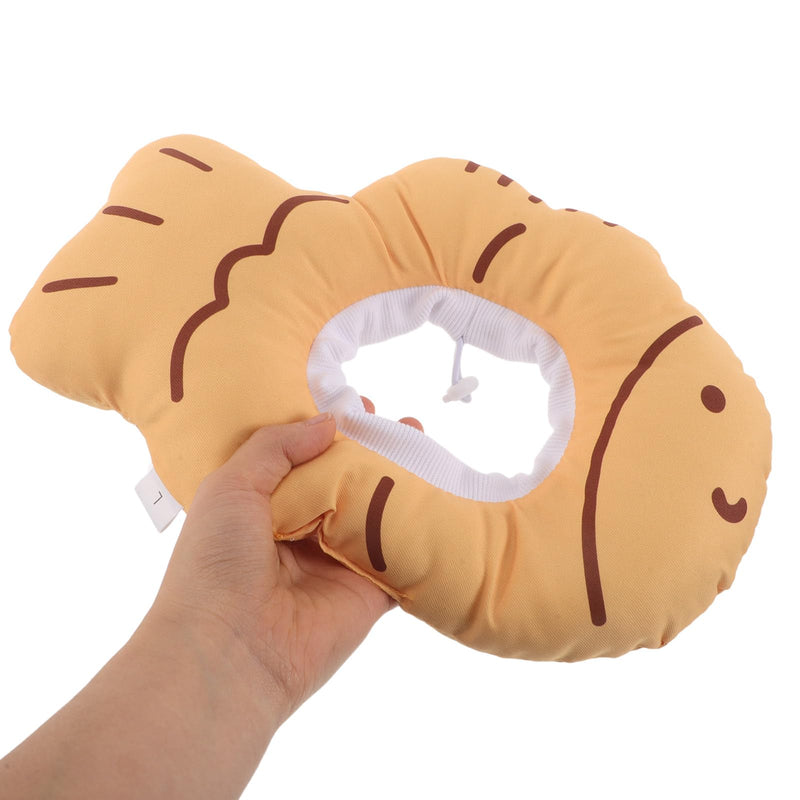 BESTonZON Soft Donut Neck Collar for Cats made of Polyester with Easy Care Comfort and Daily Freedom of Movement for Recovery after Surgery