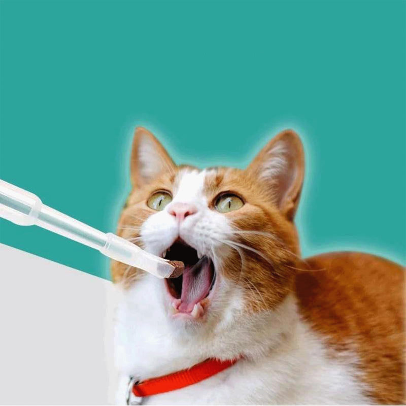 3PCS Pet Pill Shooter Plunger Popper for Small Cats Dogs Soft Tip Tablet Syringe Pusher Animal Medicine Medical Feeding Tool Accessories for Animals 3pcs - PawsPlanet Australia
