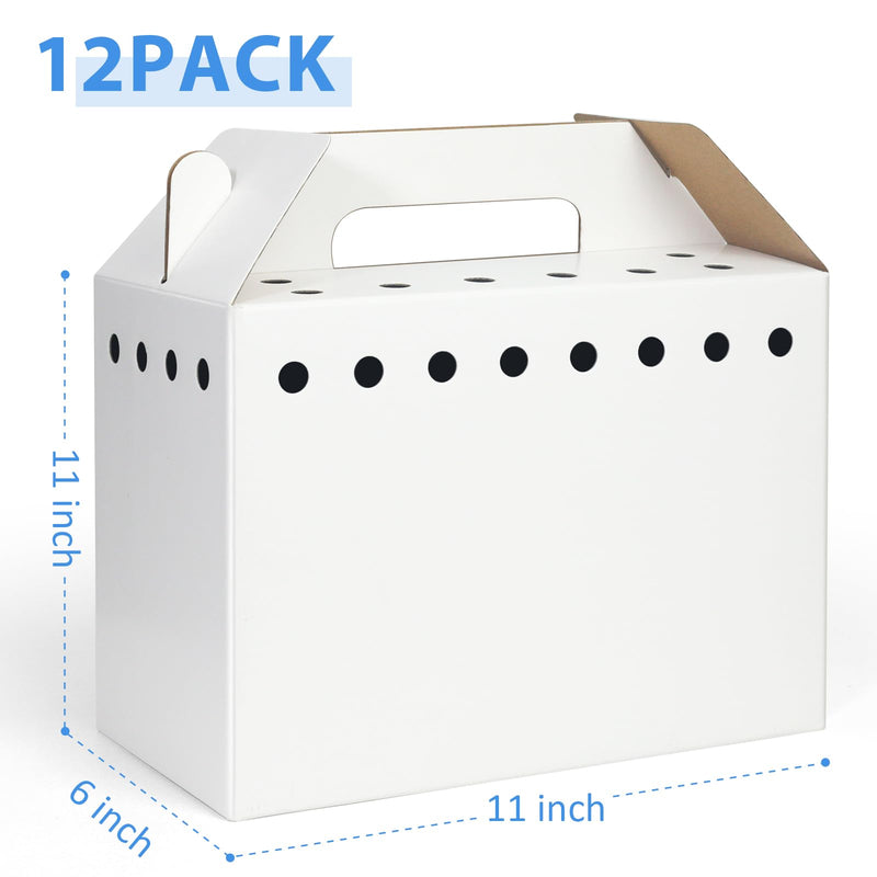 Disposable Cardboard Pet Carrier for Small Animals-12 Pack - PawsPlanet Australia