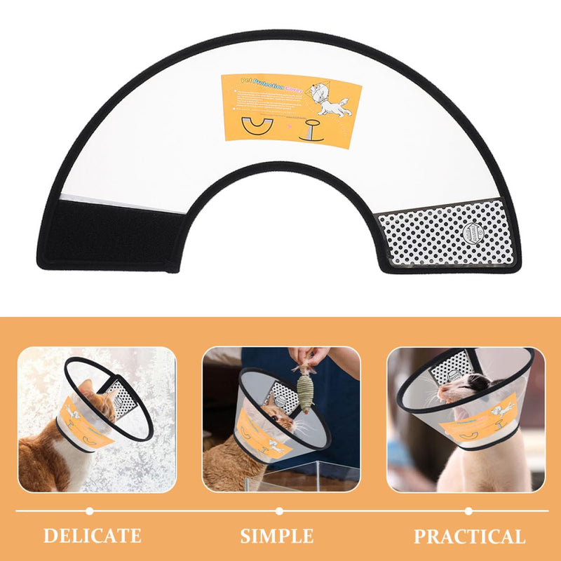 BESTYASH Soft Protective Collar made of Breathable PP Material, Adjustable, Prevents Licking and Chewing, Comfortable Recovery Collar for Cats and Dogs, Pet Collar