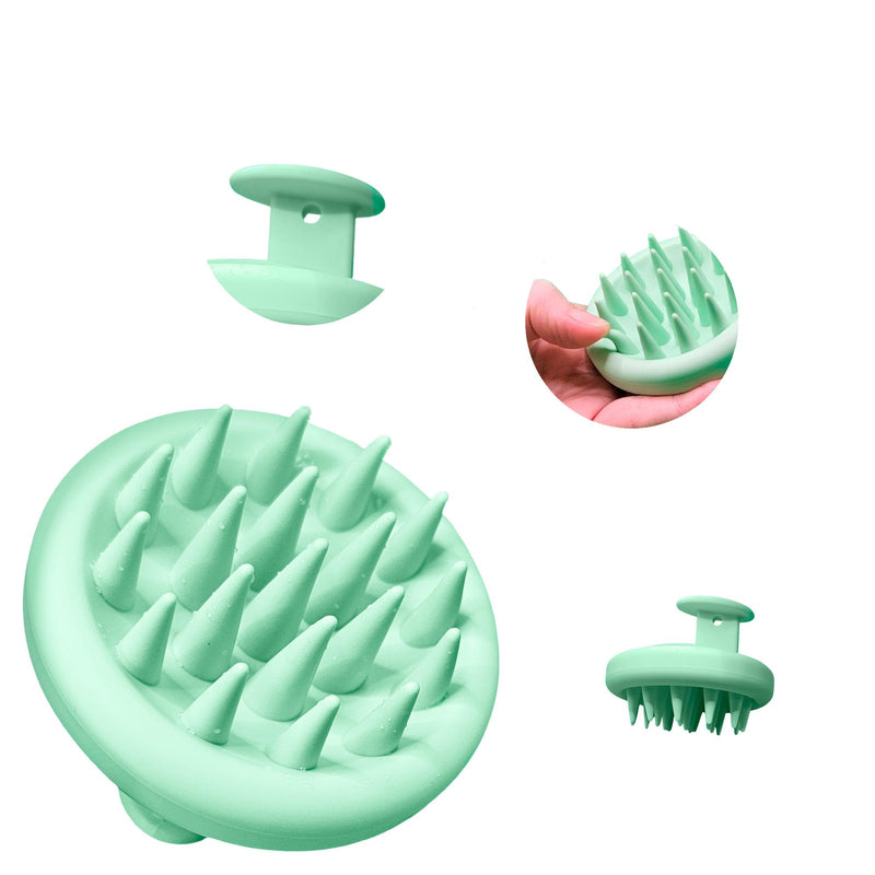 Premium Brush Dog Brush Cat Brush Dog Care Massage Brush Bath Brush Soft Silicone Bristles Dogs Cats Short Hair & Long Hair Rubber Curry for Brushing Loose (Light Green) light green