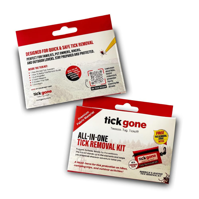 Complete Tick Removal Kit Tools for Hiking, Traveling, Camping