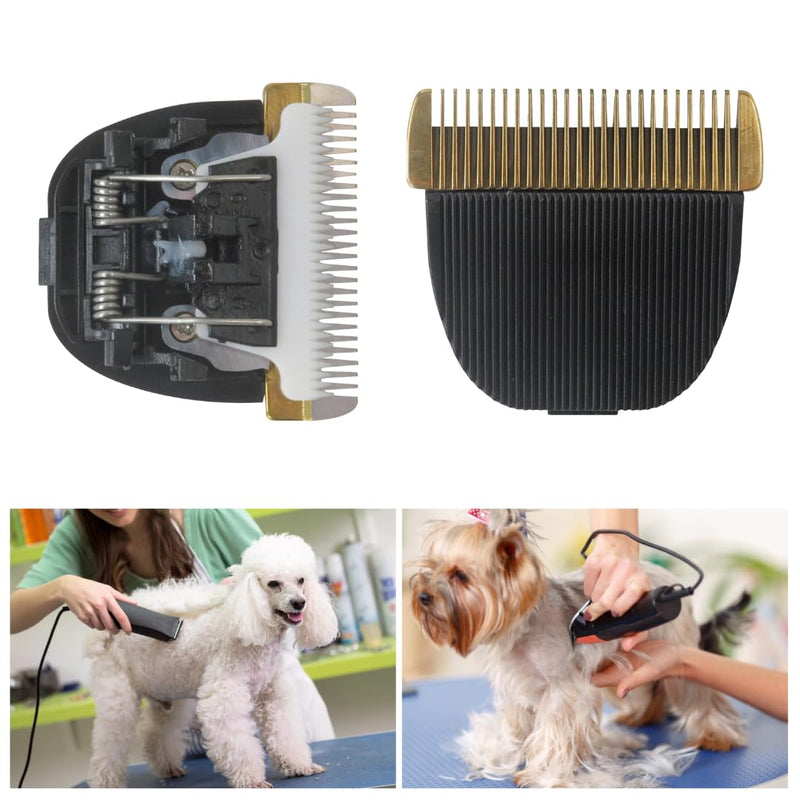 2 Pack 24 Pins Replacement Dog Clipper Blades Fits for Baorun P2/P3/P6/P7 Electric Dog Grooming Supplies Blades - PawsPlanet Australia