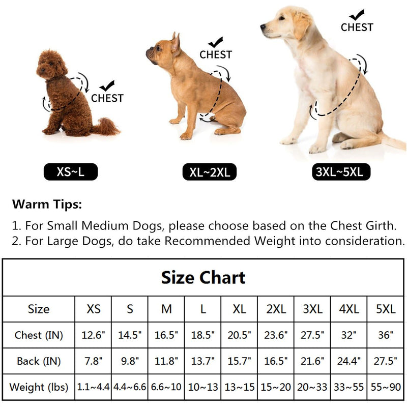 Dog Hoodie for Small Medium Large Dogs,Fleece Hoodie for Dogs with Zipper Pocket,Fall Winter Dog Sweatshirts Hoodie for All sized Dogs(5XL,Yellow) Yellow 5XL - Bust 36", 55~90lbs - PawsPlanet Australia