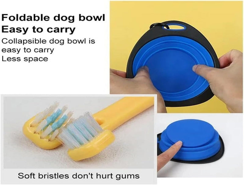 Pet Grooming Kit for Dogs Cats 8 in1 Brush Shedding & Deshedding Tools for Long and Short Haired Dogs and Cats, Dematting Comb Set - PawsPlanet Australia