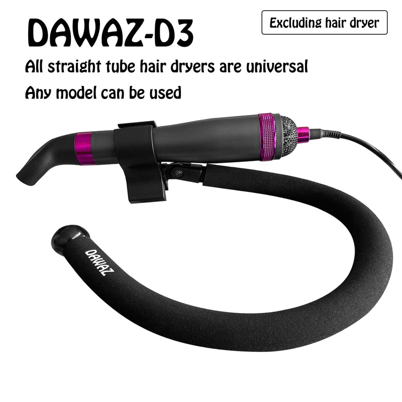 DAWAZ pet Grooming Dog Hair Dryer Water Blowing Machine Neck Hanging Bracket Universal Adjustment Free Your Hands (D3), BLACK D3 - PawsPlanet Australia
