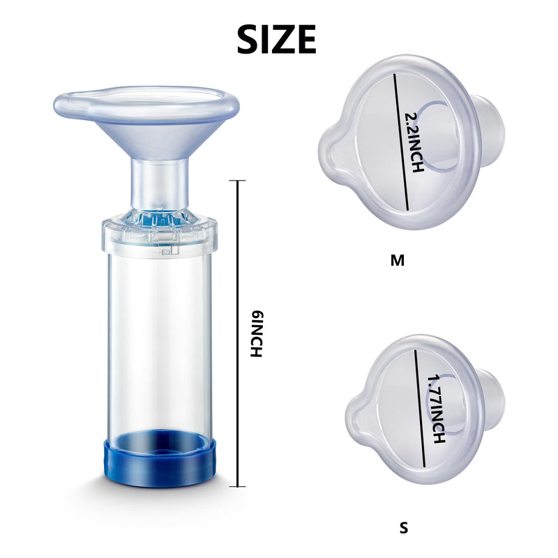 Cat Inhaler Spacer Mask - for Giving Medicine to Your Pet-Helps Cat with Breathing & Delivering Medication Fits with 2 Mask Sizes - PawsPlanet Australia