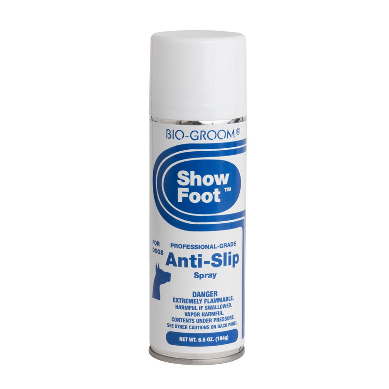 Bio-groom Show Foot Anti-Slip Spray - Dog Paw Protector, Prevents Slipping, Fast-Drying, Cruelty-Free, Made in USA, Dog Grooming Products for Pawfriction - 8 fl oz, 1-Pack